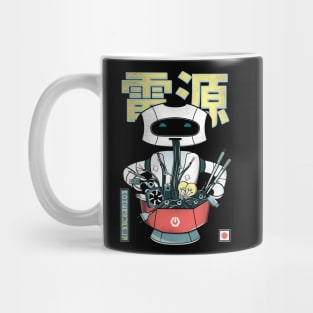 Ramen Noodles Japanese Robot - Power Supply Mug